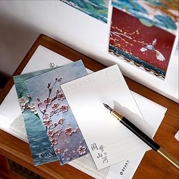 J・A・コンチリョス・ファルコ、風景、新品額装付、画集画、状態良好 Amazon | 30枚 アジアンアート 3D ビジュアル ポストカード 中国
